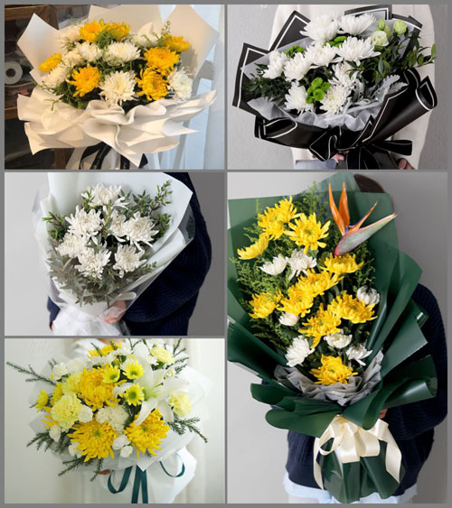 广东梅州市大埔县百侯镇白事花束代送